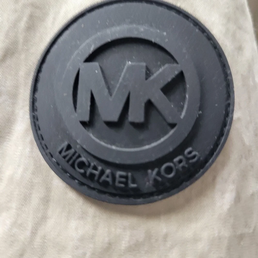 Men's Michael Kors Crinkled Woven Hoodie Cargo Jacket. Size Small. NWT $298